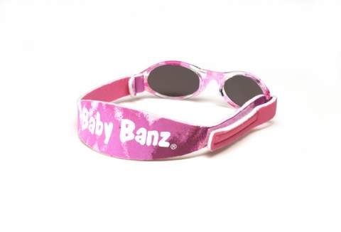 Adventure Banz Wrap Around Sunglasses - Pink Camo