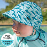 Bedhead Beach Legionnaire Swim Hat Pool Safe - Shark