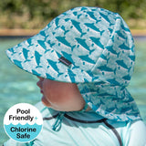 Bedhead Beach Legionnaire Swim Hat Pool Safe - Shark