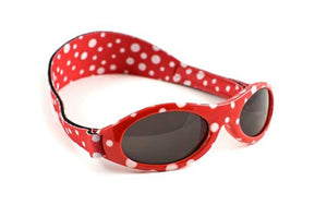 Adventure Banz Wrap Around Sunglasses - Red Dot