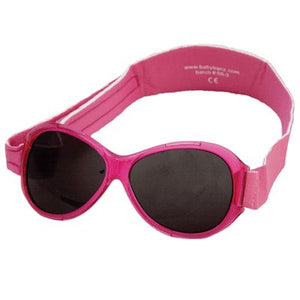 Retro Banz Wrap Around Sunglasses - Pink