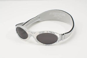 Adventure Banz Wrap Around Sunglasses - Silver Leaf