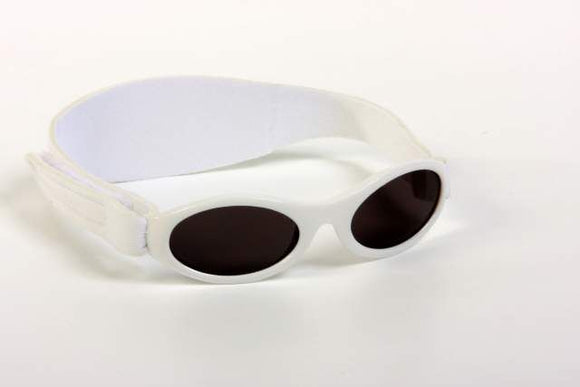 Adventure Banz Wrap Around Sunglasses - White